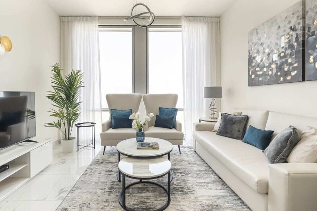 Photo inspiration: Picture Idea: 2Br Apartment With Elegant Design Here In Amna Tower Business