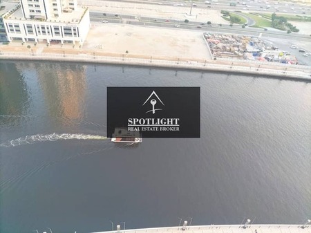 Full Canal view| Luxurious one bhk| Good view| front of bay square