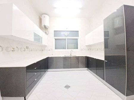 Separate Entrance Mulhaq Three Bedrooms Hall Three Bath Kitchen At Al Shamkha 75000Aed Yard Also