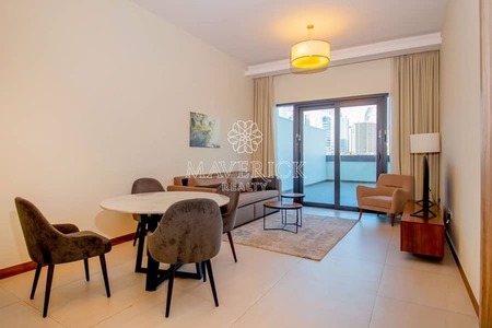 Spacious+Modern 1BR | Huge Terrace | Burj View