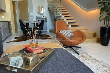 Partially furnished apt with luxurious finishes