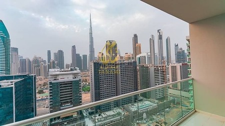 Fully Furnished | Full Burj Khalifa View | High Floor